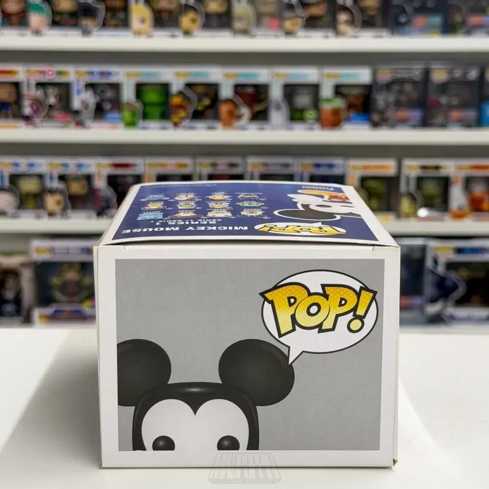 Funko Pop Disney Mickey Mouse Blue Logo Original 01 Mascot Walt Toy Vinyl Figure
